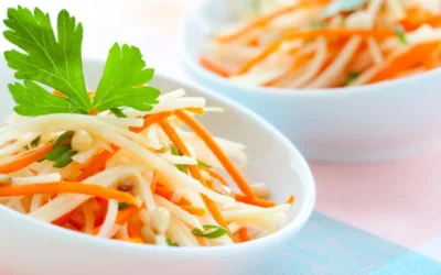 Kohlrabi – With Carrot & Chervil Sauce