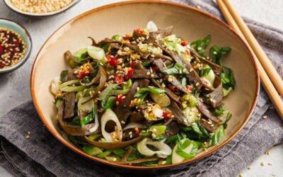Aromatic Seaweed Salad with Spring Onions