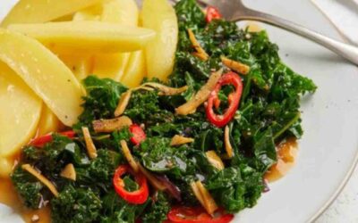 Spicy Ginger Chili Kale