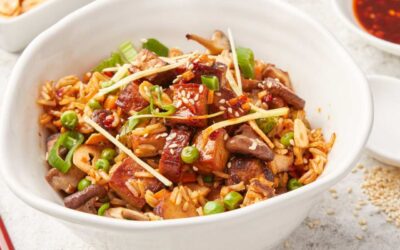 Fried Rice with Shiitake and Tofu